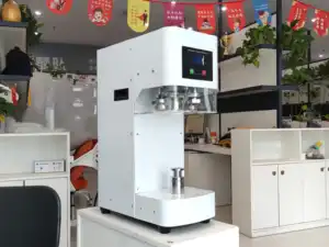 Cina Nuovo Prodotto Automatico Non rotante Può Sigillante Soda Barattolo di latta Aggraffatrice Automatica in Grado di Tenuta Della Macchina