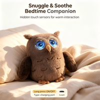 Oiseau hibou intelligent en peluche, robot interactif parlant, WIFI, dialogue vocal, jouet éducatif, compagnon, rechargeable, cadeau pour enfants