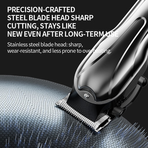 Tagliacapelli Cordless <span class=keywords><strong>da</strong></span> <span class=keywords><strong>Uomo</strong></span> con Lama in Acciaio Regolabile, Ricarica USB-C, Vari Tipi di Tosatrici - Product Image 2