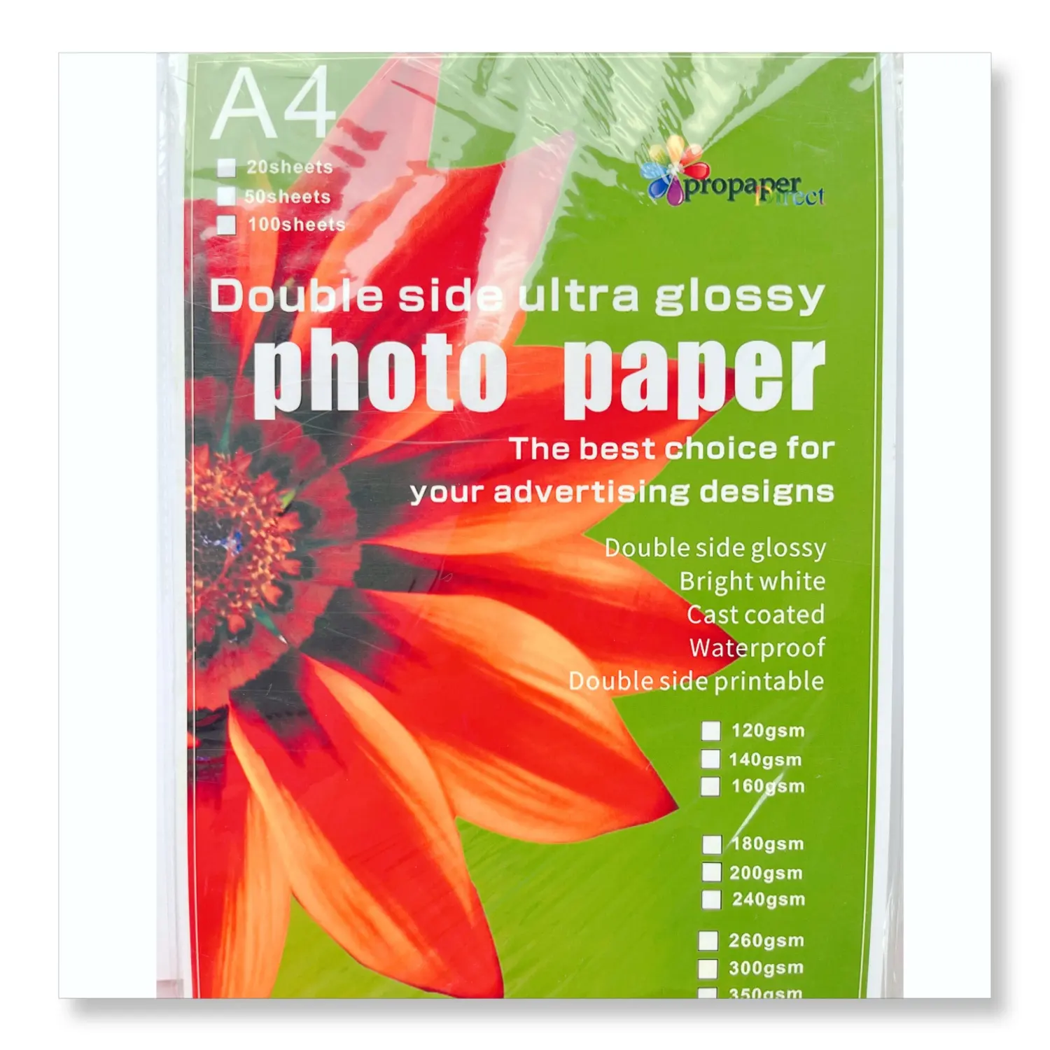 Factory wholesale best price Inkjet Glossy Cast Coated Photo Paper Digital High Quality double side photo paper