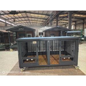 <span class=keywords><strong>Casa</strong></span> para Perros Plegable Moderna 2026 con Comedero Giratorio, Caseta <span class=keywords><strong>Grande</strong></span> para Perros para Todas las Estaciones - Product Image 5