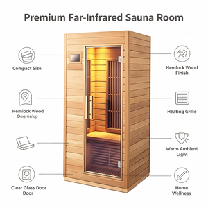 Cabina <span class=keywords><strong>de</strong></span> Sauna <span class=keywords><strong>de</strong></span> Lujo Personalizada <span class=keywords><strong>de</strong></span> Fábrica <span class=keywords><strong>para</strong></span> Proyectos <span class=keywords><strong>de</strong></span> Bienestar Residenciales y Comerciales con Servicio <span class=keywords><strong>de</strong></span> Diseño OEM - Product Image 3