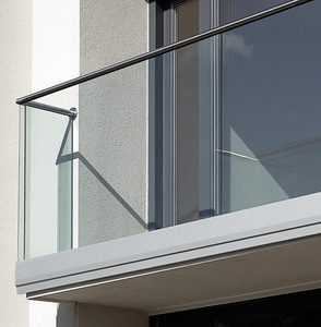 Balustrade extérieure en verre sans cadre, rampe en aluminium, canal en <span class=keywords><strong>U</strong></span>, Villa, hôtel, terrasse extérieure, balustrade en verre trempé - Product Image 6