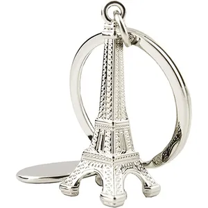 Custom Style Vintage Style Eiffel Tower Lover Gift Keyring French Souvenir Couples Romantic Keychain Paris