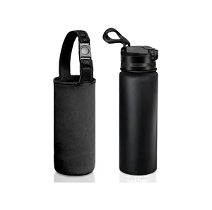 0.01 Micron 4-Stage Filter Straw Emergency Water Purifier Insulated Stainless Steel filter cup outdoor plastic water bottle