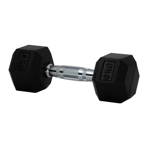 Bán buôn tập thể dục Yoga đen cao su HEX quả tạ đặt cho nhà phòng tập thể dục & Thương mại thiết lập trọng lượng Khoan Dung +/- 1.5% - Product Image 6