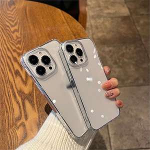 Funda compatible con iPhone 17, transparente, a prueba de golpes para 13, 14 Pro Max, cubierta de resina acrílica con ranuras para iPhone 16 - Product Image 6