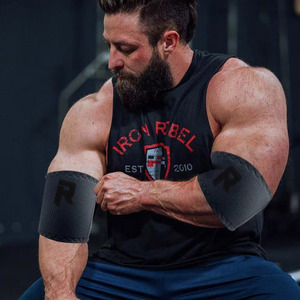 Không Thể Phá Vỡ Xây Dựng Thể Thao An Toàn Phòng Tập Thể Dục Hỗ Trợ Khuỷu Tay Cú Đúp Wightlifting Nén <span class=keywords><strong>Neoprene</strong></span> Khuỷu Tay Tay Áo Powerlifting - Product Image 2