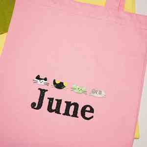 Iron-on Mini Embroidery Cute cat Fish Flower <b>Tree</b> <b>Face</b> Colorful Blueberry Patch for DIY Bag Luggage Straps Decoration - Product Image 5