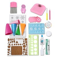 Kit de Quilling pour débutants, bricolage de peinture en filigrane, outils de Quilling avec stylo de Quilling, règle à outils fendus, pincettes
