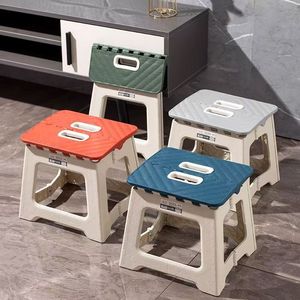 Taburete plegable, silla gruesa para adultos, silla portátil para el hogar/exterior/camping, silla de mano, silla duradera para estudiantes - Product Image 2