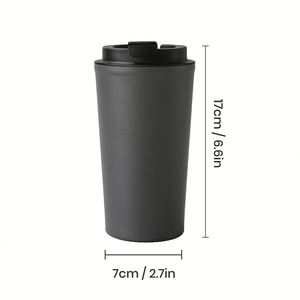 Vaso Térmico de Acero Inoxidable de Doble Pared de 500 ml con Logotipo Personalizado, Taza de Café de Viaje de 17 oz, Taza Térmica Aislada al Vacío - Product Image 2