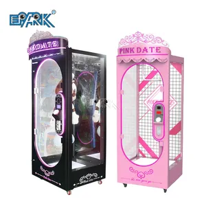 Claw Machine Coin Operated Smart Automatic Pink Date Cut Prize Machine Gift Game Machine Maquina De Garra Scissors Gift Machine
