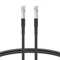 Câble CoaXPress CXP-6 HD-BNC mâle vers HD-BNC mâle 75 Ohm, câble coaxial haute vitesse pour caméra de vision industrielle