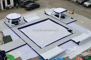 Plataforma Flotante Inflable de PVC de Alta Resistencia, Personalizable en Color y Logotipo, para Piscina, Refugio para Barcos, Salón Flotante, Suministro de Fábrica - Product Image 6