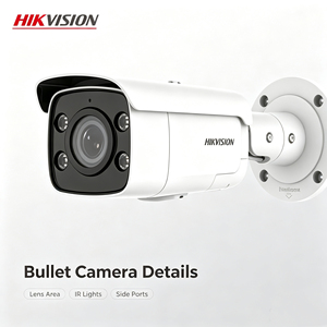 Caméra IP réseau bullet motorisée <span class=keywords><strong>Hikvision</strong></span> DS-2CD2687G2HT-LIZS 8MP Smart Hybrid Light avec ColorVu et objectif varifocal de haute qualité - Product Image 1