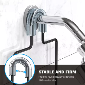 BX <span class=keywords><strong>2</strong></span> Tầng Kệ Phòng Tắm Nhà Tắm Bằng Thép Không Gỉ Giá Treo Để Đồ Giá Treo Trên Cửa Buồng Tắm Có Móc - Product Image 2