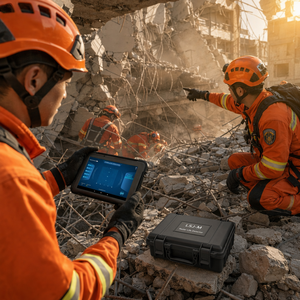 Rilevatore di Vita LSJ-M UWB Radar: Posizionamento 2D in Tempo Reale per Soccorso Post-Terremoto, Ricerca in Edifici Crollati, Sistema Wireless IP67 - Product Image 2