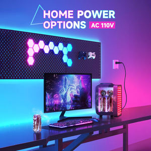 Réfrigérateur à boissons 4L, <span class=keywords><strong>mini</strong></span>-réfrigérateur avec porte en verre, réfrigérateur à boissons autonome avec éclairage LED coloré pour la maison/le bureau/le dortoir/le bar - Product Image 4