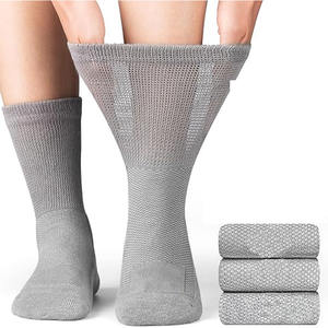 पुरुषों की महिलाओं के लिए मेरिनो ऊन मधुमेह के मोजे मोटे गर्म ढीले बांस के मोजे - Product Image 3