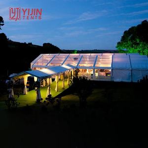 Tente de réception de luxe en PVC transparent pour événements extérieurs, mariages et fêtes, capacité 200 à 500 personnes - Product Image 3