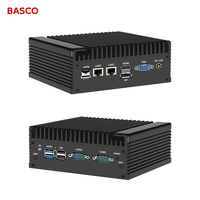 Mini PC Industrial Integrado N100/N150/N305 con Windows 10/11, Voltaje Amplio de 9-36V, Mini Computadora Industrial sin Ventilador a Prueba de Polvo