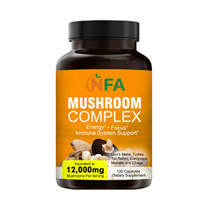 Complejo de Hongos OEM ODM 120000MG por Porción, Mejora la Energía, la Concentración, el Sistema Inmunológico, Apoyo Diario para la Claridad Mental y la Concentración - Product Image 1