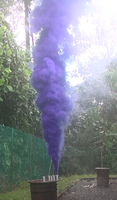 Perayaan Holi Mewarnai Warna Merah Kuning Hijau Ungu Asap Pewarna Bubuk