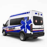 Ambulances électriques Ford V363 V362 ABS PVC, véhicules médicaux, fourgonnettes d'ambulance, voitures d'ambulance de secours d'urgence