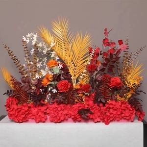 Decoración de flores artificiales pétalos de rosa artificiales blancos rojos oscuros negros para fiesta de aniversario de boda de noche romántica - Product Image 3