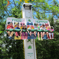 Manèges de haute qualité et ludiques pour enfants : Jeux de saut, Tour de chute libre 6 places, et Hopper grenouille