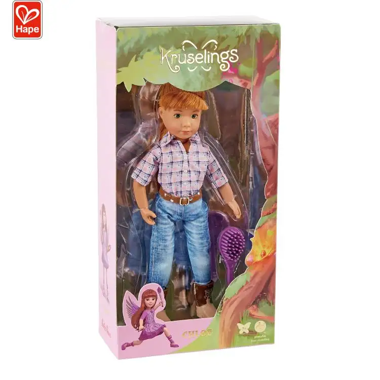 Kruselings गुड़िया सवारी में च्लोए Cowgirl शैली बच्ची गुड़िया लड़की खिलौने
