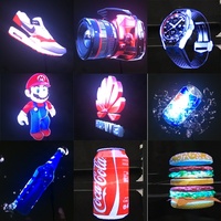 Kipas Hologram Sinkronisasi, Kipas 3D Bergerak, Proyektor Iklan 3D, Hologram 3D, Layar Holografik 3D