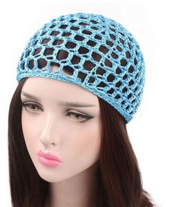 Gorros de malla unisex para el cabello, tipo snood, con correa, gorro de ganchillo, gorros para pelucas, lisos, para quimioterapia, turbantes para dormir, para uso doméstico, regalo promocional - Product Image 1