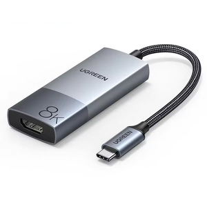 Nuevo Adaptador UGREEN USB C <span class=keywords><strong>a</strong></span> 2.1, 8K 60Hz 4K 240Hz, Thunderbolt 4/3 <span class=keywords><strong>a</strong></span> Convertidor, 48Gbps HDR HDCP2.3 Dolby DSC1.2A, Trenzado - Product Image 1