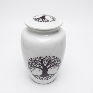 Urnas Funerarias Decorativas Modernas de Metal Ecológicas Premium para Cremación, para Adultos e Infantes, Recuerdo de Cenizas, 4-5L - Product Image 1
