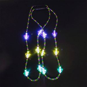 Collar de Cuentas LED Brillantes, Collar de Cuentas Intermitentes para el Mardi Gras - Product Image 4