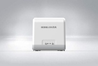 Printer Label termal Bluetooth Lan 2 inci, Printer kode batang termal Mini putih, Printer stiker Tag harga