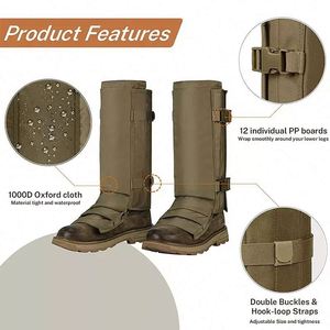Échantillon Gratuit : Guêtres de Randonnée Durables et Légères pour la Chasse et les Activités de Plein Air - Product Image 4