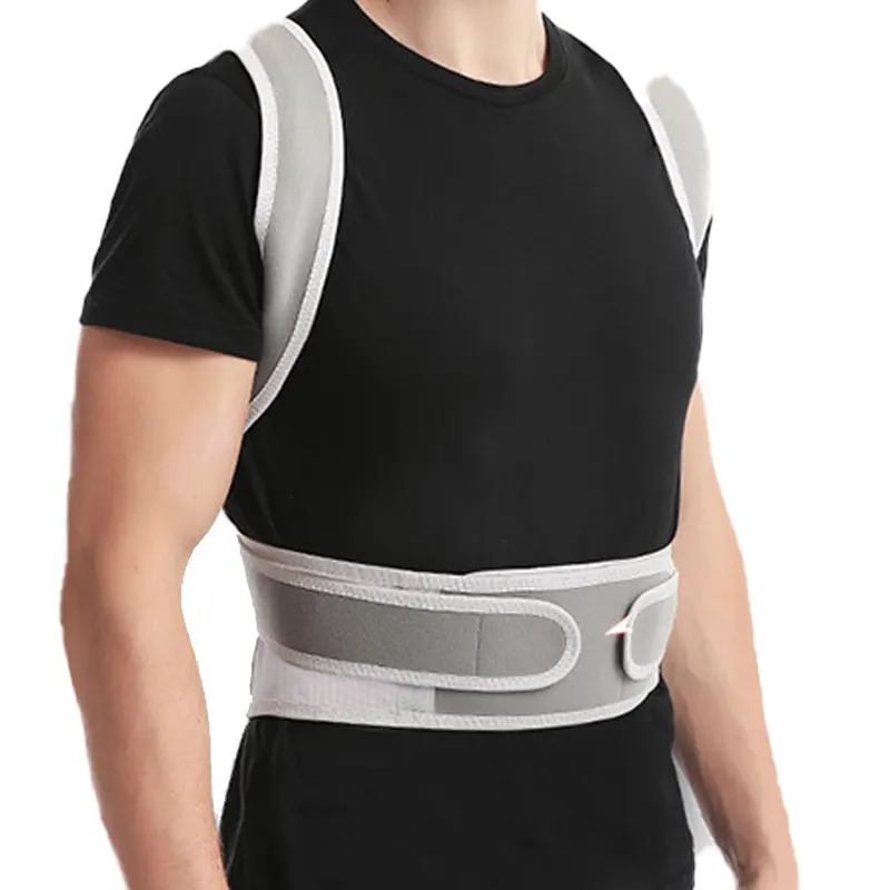 Corretor de postura ajustável para dor nas costas, cinto de suporte ajustável para costas, corretor de venda imperdível