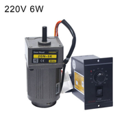 Nuevo Controlador de Velocidad de Motor AC con Engranajes de Desaceleración de 220V 6W, Relación 1:10, 125 RPM, Venta al por Mayor