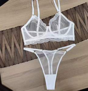 Ensemble de lingerie ultra-fine en maille transparente sexy pour femme mature - Product Image 5