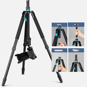 Soporte de trípode de cámara de vídeo de aleación de aluminio <span class=keywords><strong>para</strong></span> cámaras DSLR y SLR - Product Image 4