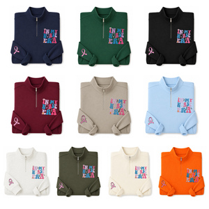 Sudadera de mujer con cremallera de un cuarto, bordada, ecológica, forrada, regalo para enfermeras de turno nocturno, camiseta My Era, temporada invierno/otoño/primavera - Product Image 6