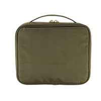 Trousse de Maquillage Multifonctionnelle avec Séparateurs Ajustables et Miroir Amovible Grossissant 10x en PU, Petite Capacité