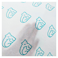 Papier de soie personnalisé avec logo imprimé, papier d'emballage cadeau, couleur Pantone, feuille plate, emballage de luxe pour marque