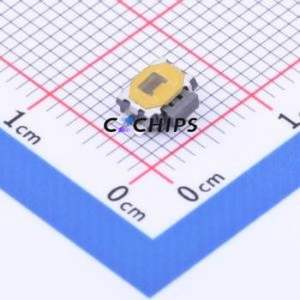GT-TC041A-H036-L1A Tactile Switch SMD Switch Single Pole Single Throw Rectangle Button 1.6N Horizontal Mount - Product Image 1