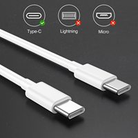 Câble de charge rapide TKT MagStack 3M Type-C vers Type-C USB 3.1 3A avec transfert de données 480 Mbps pour iPhone et Android