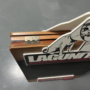 Tienda espejo acrílico tablero de exhibición de doble cara niños <span class=keywords><strong>pizarra</strong></span> publicidad Marco de exhibición <span class=keywords><strong>Cartelera</strong></span> de madera - Product Image 3