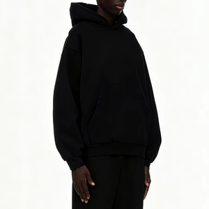 <b>Men</b> French Terry Casual Soft Hooded <b>Pullover</b> Hoodie 2026 Autumn Winter Heavyweight Cotton Printing 420GSM Personalized LOGO - Product Image 3